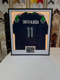 Legacy Package framed jersey with LED lights, full view